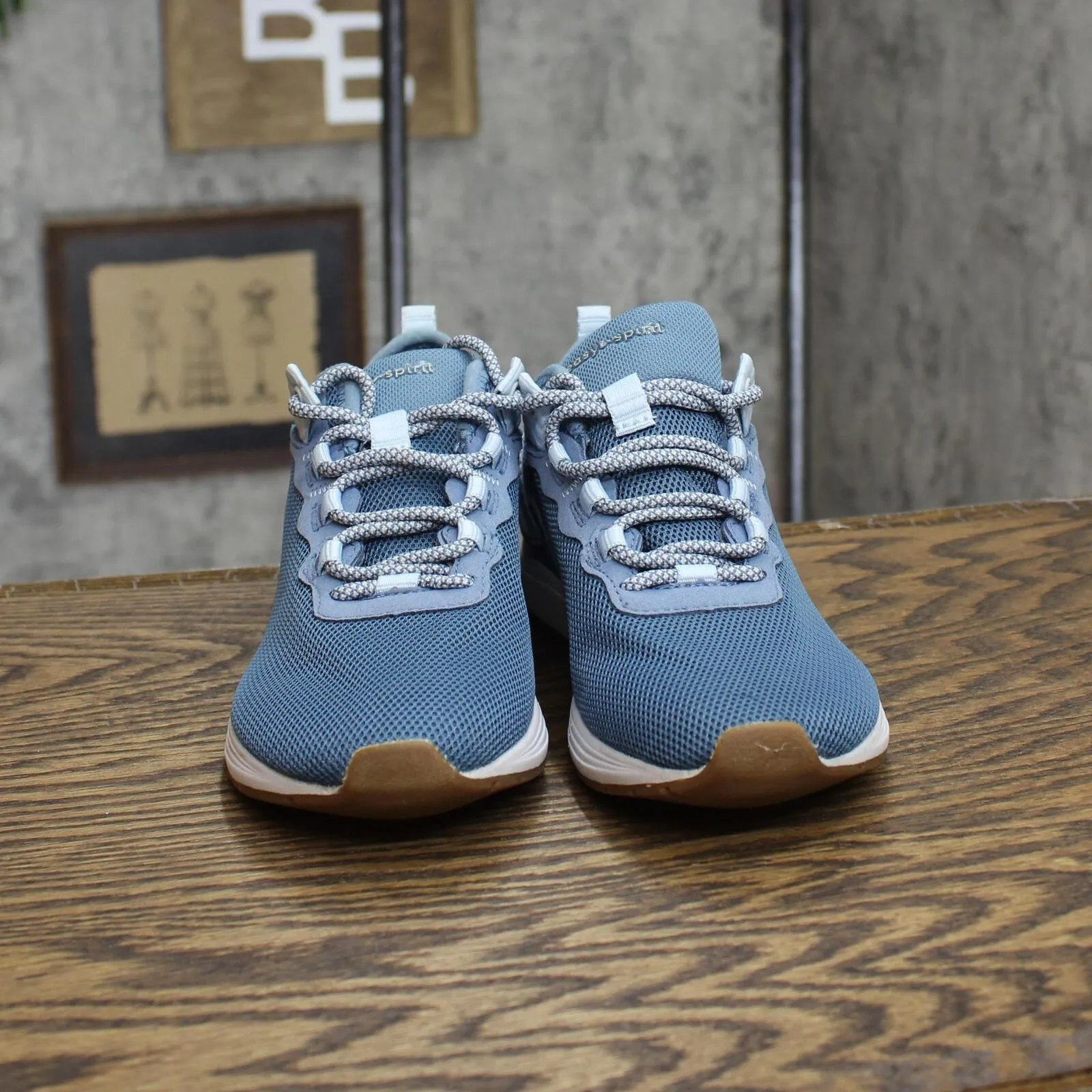 Easy Spirit Women's Linzey Lace-Up Sneakers Shoes SELINZEY2 Meidum Blue 6.5M