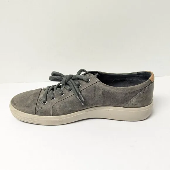 ECCO Soft 7 Casual Sneakers, Dark Green Leather, Men's 9 M (EU 43)