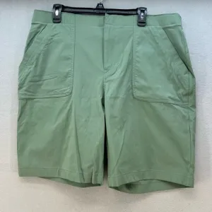 Eddie Bauer Shorts Women's 16T Olive Green Horizon Bermuda High Rise Tall Hiking