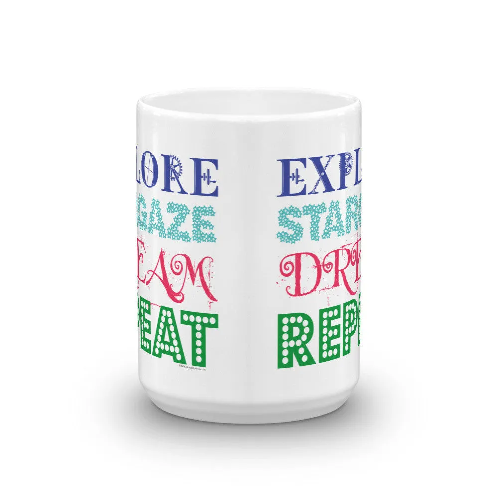 Explore Stargaze Dream Repeat Mug