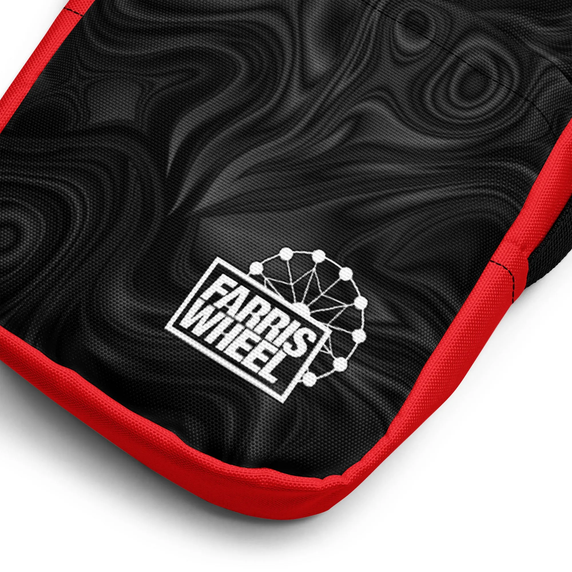 Farris Wheel Street Wear Crossbody Bag (Red)