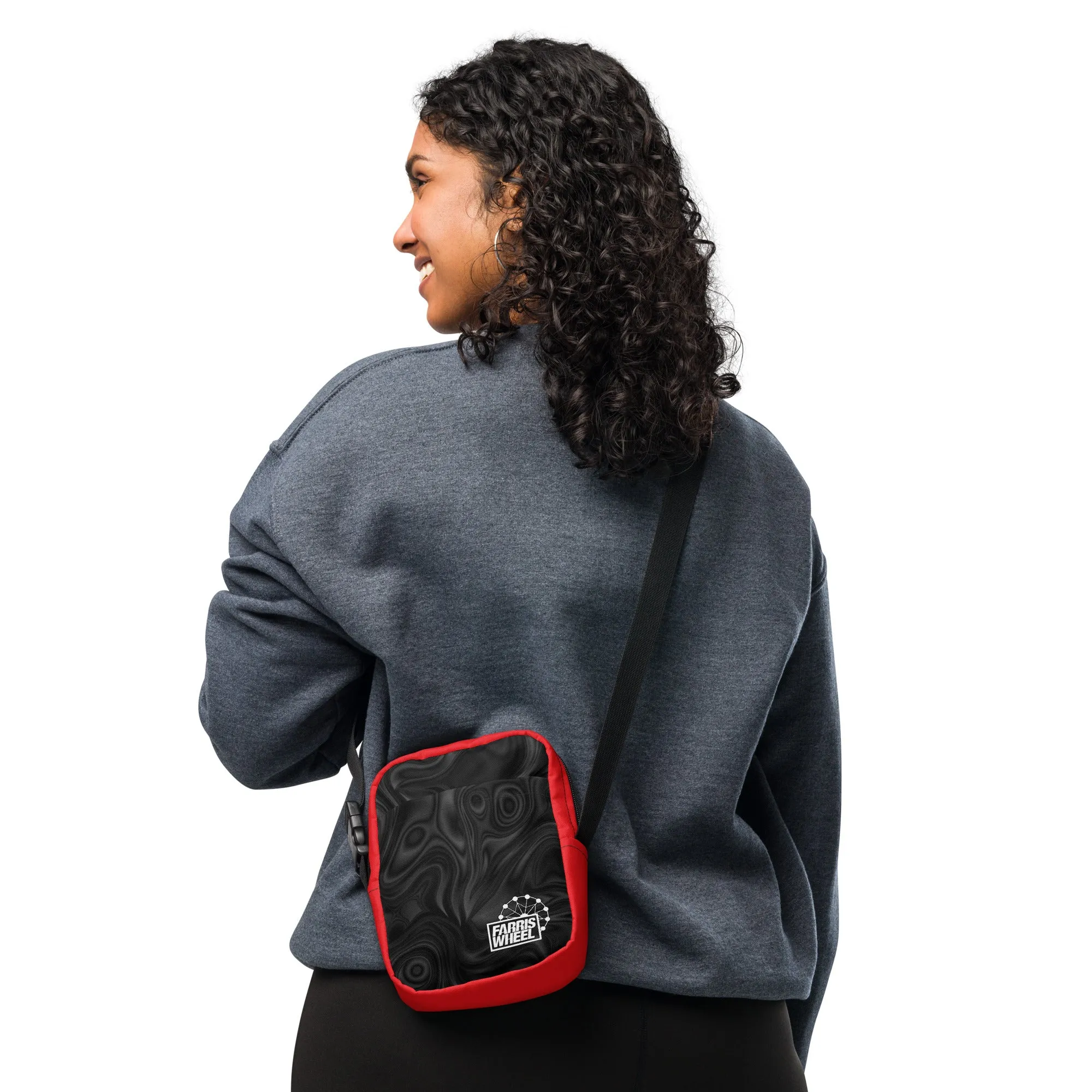 Farris Wheel Street Wear Crossbody Bag (Red)
