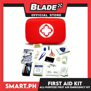 First Aid Kit Compact, Lightweight for Emergencies at Home, Outdoors, Car, Camping, Workplace, Hiking & Survival