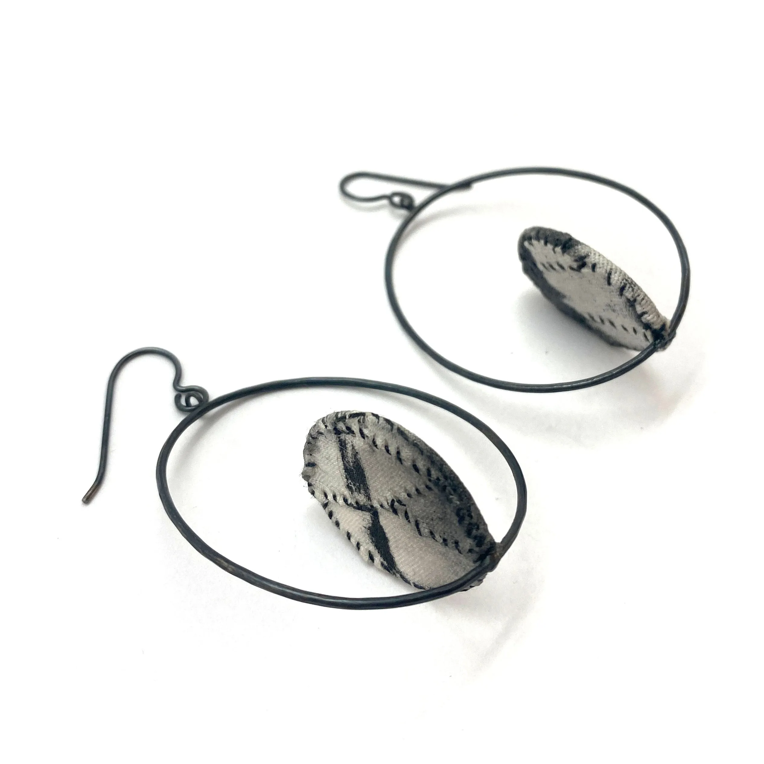Floating Grey Earrings