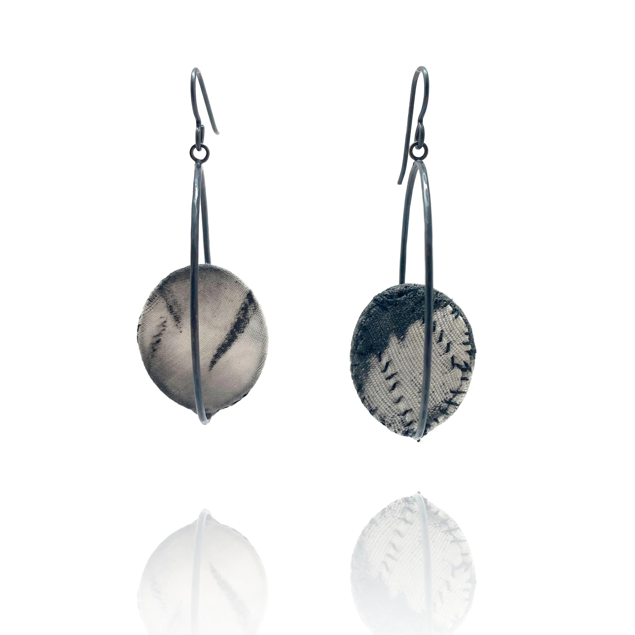 Floating Grey Earrings