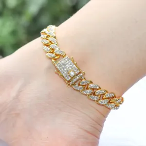 Gold Cuban Anklet