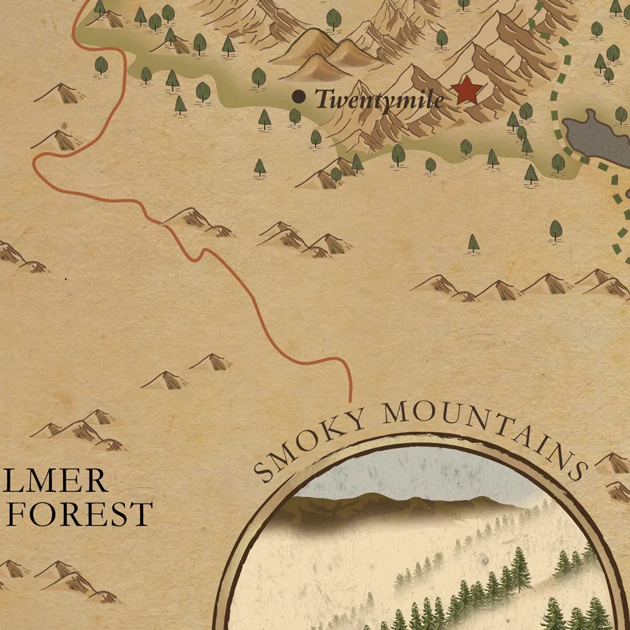 Great Smoky Mountains Map