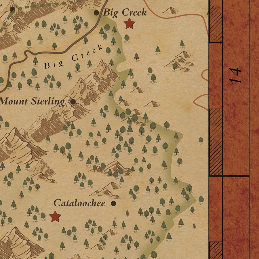 Great Smoky Mountains Map