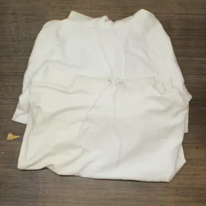Hanes Mens LOT OF 2 Printpro Ultimate Cotton Heavyweight Hoodie F174 White M