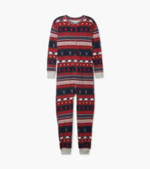 Hatley Pj's - Fair Isle Stag One Piece - 4