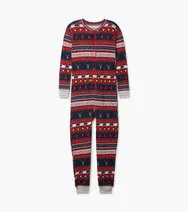 Hatley Pj's - Fair Isle Stag One Piece - 4