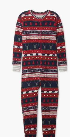 Hatley Pj's - Fair Isle Stag One Piece - 6