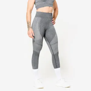 High-Waisted Seamless Fitness Leggings with Phone Pocket