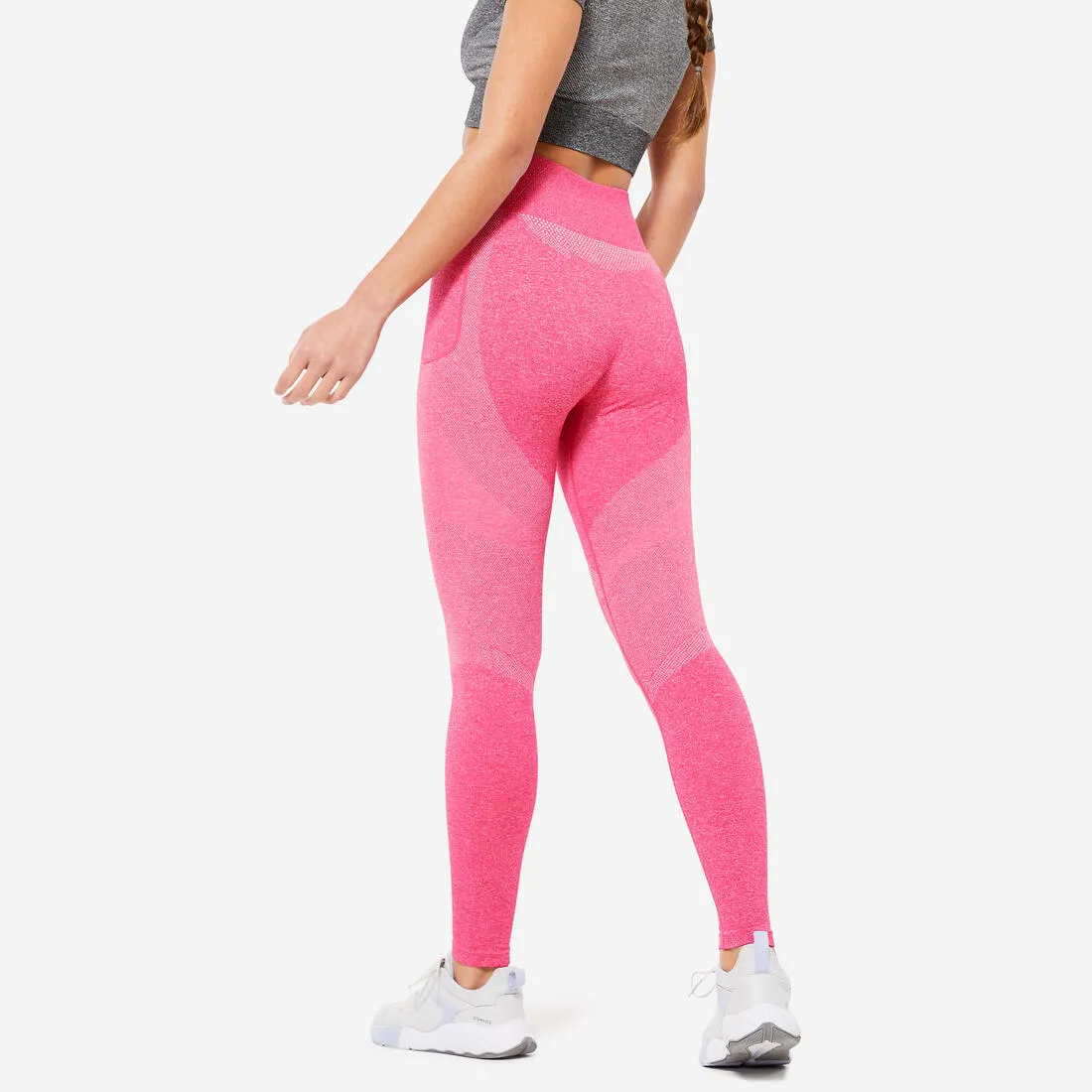 High-Waisted Seamless Fitness Leggings with Phone Pocket