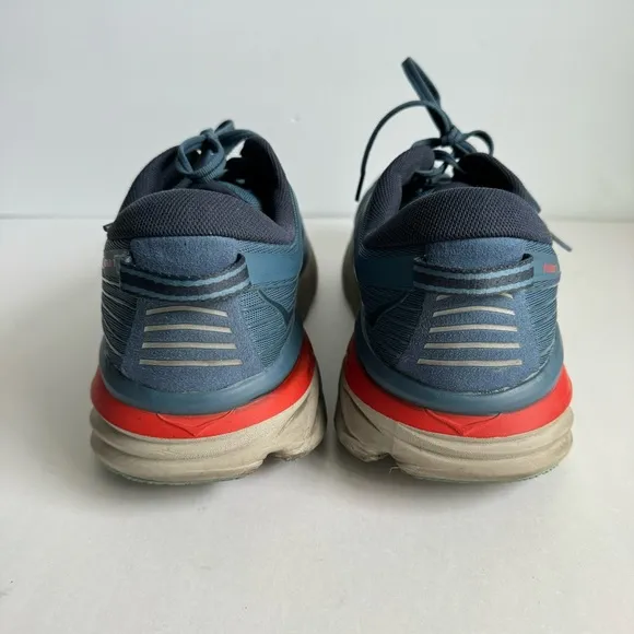 Hoka One One Bondi 7 Mens Sneakers Blue Athletic Running Shoes Size 12