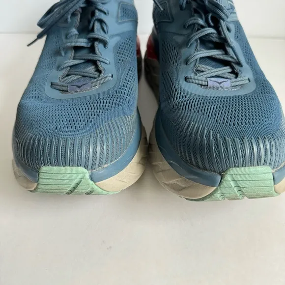 Hoka One One Bondi 7 Mens Sneakers Blue Athletic Running Shoes Size 12
