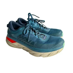Hoka One One Bondi 7 Mens Sneakers Blue Athletic Running Shoes Size 12