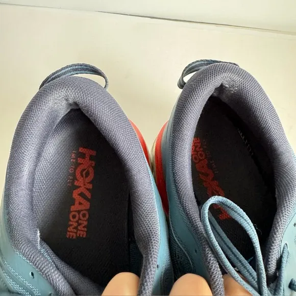 Hoka One One Bondi 7 Mens Sneakers Blue Athletic Running Shoes Size 12