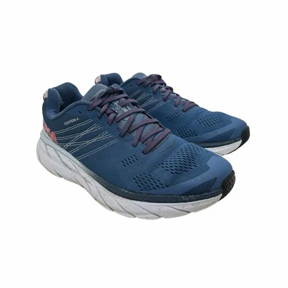HOKA ONE ONE Sneakers Mens Clifton 6 F27219D Low Cut Blue US 11 athletic shoes