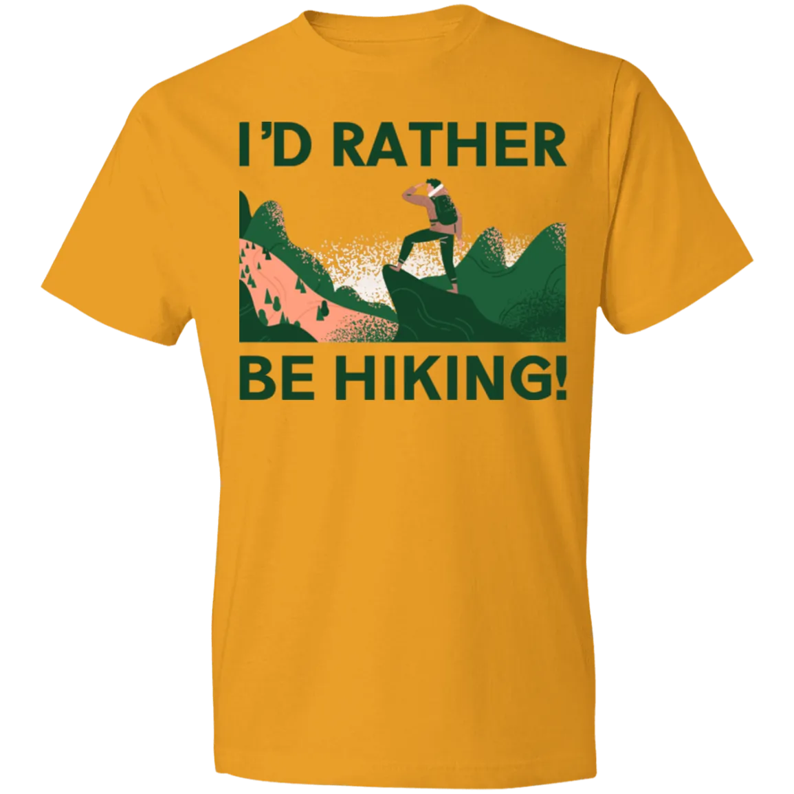 I'd Rather Be Hiking - Men's Tee