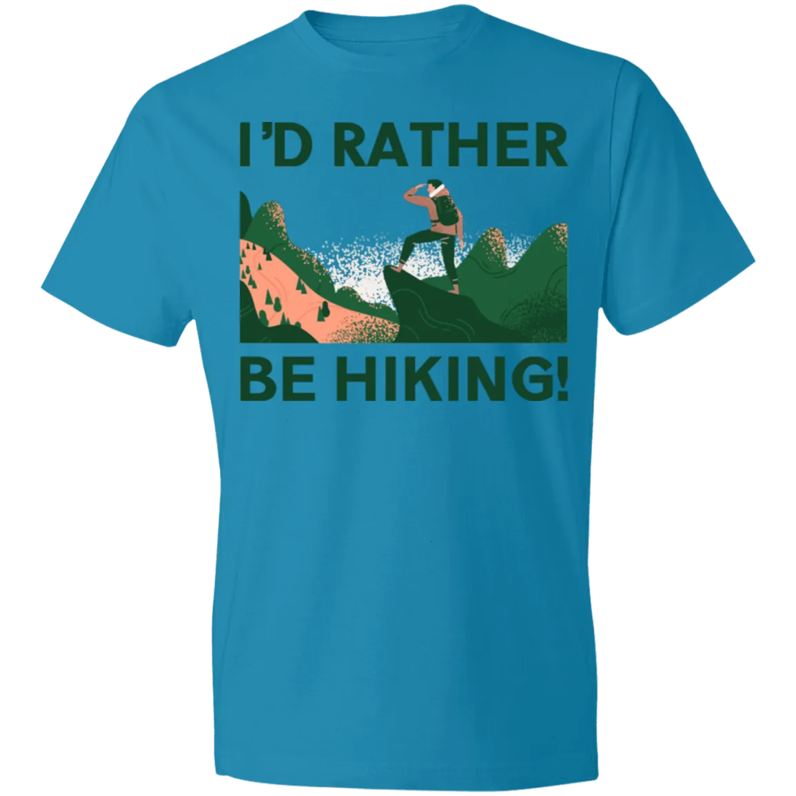 I'd Rather Be Hiking - Men's Tee