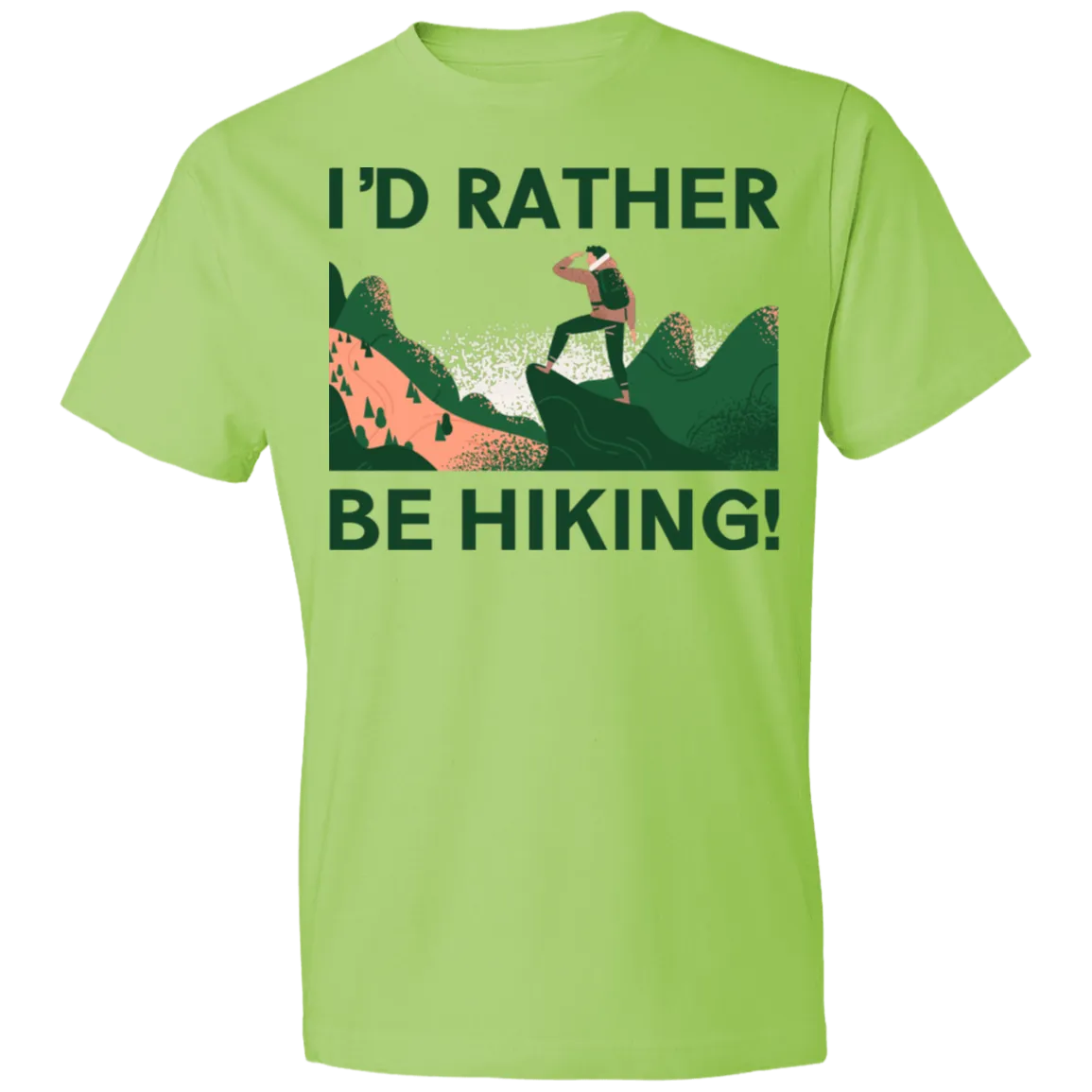 I'd Rather Be Hiking - Men's Tee