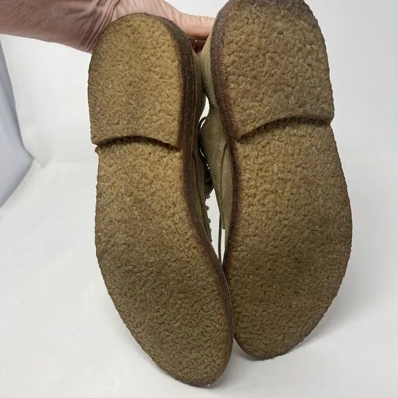 J.Crew Men's Brown Kenton Crepe-sole Bucks 9.5