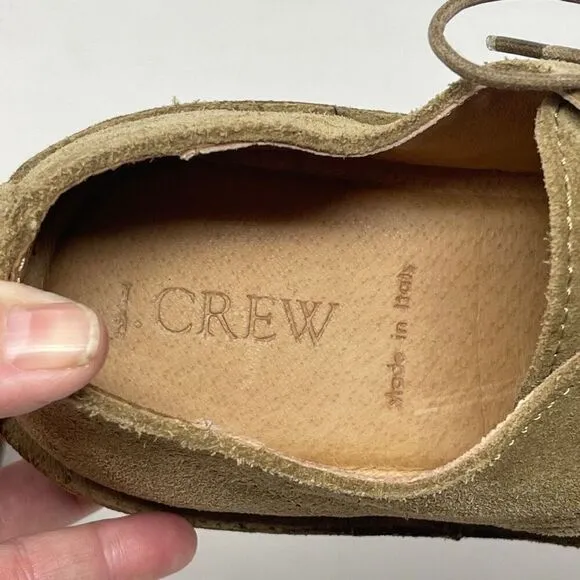 J.Crew Men's Brown Kenton Crepe-sole Bucks 9.5