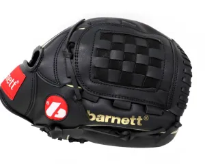 JL-125 Vinyl baseball glove, Outfield, size 12,5, Black