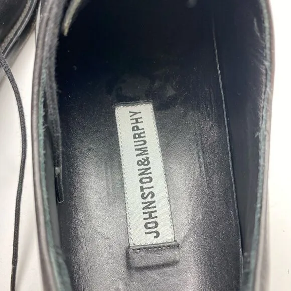 Johnston and Murphy Black lace Oxford