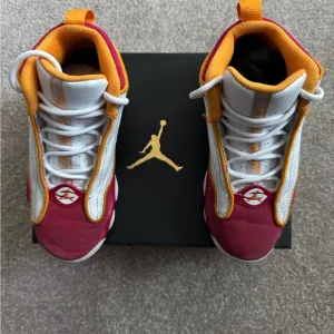 Jordan Kids' Red and Orange Sneakers