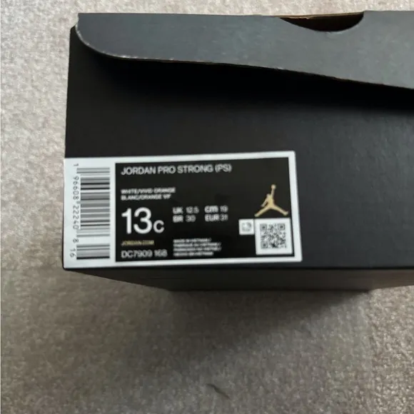 Jordan Kids' Red and Orange Sneakers