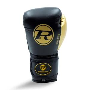 Junior Synthetic Leather Training Glove Black / Gold