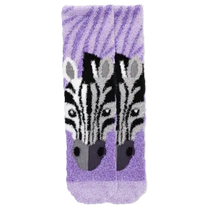 K.Bell Kids' Zebra Cozy Crew Sock