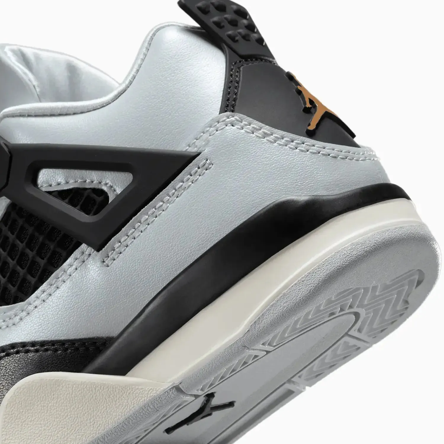 Kid's Air Jordan 4 Retro "Platinum Gold" Pre School