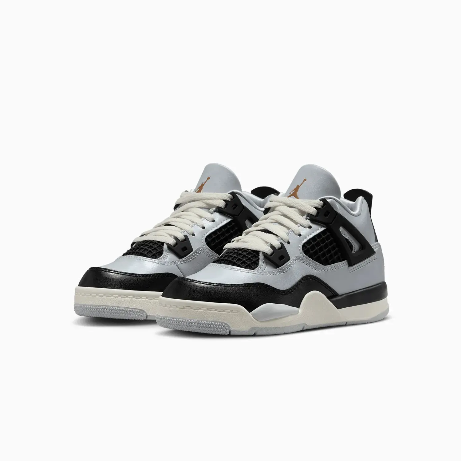 Kid's Air Jordan 4 Retro "Platinum Gold" Pre School