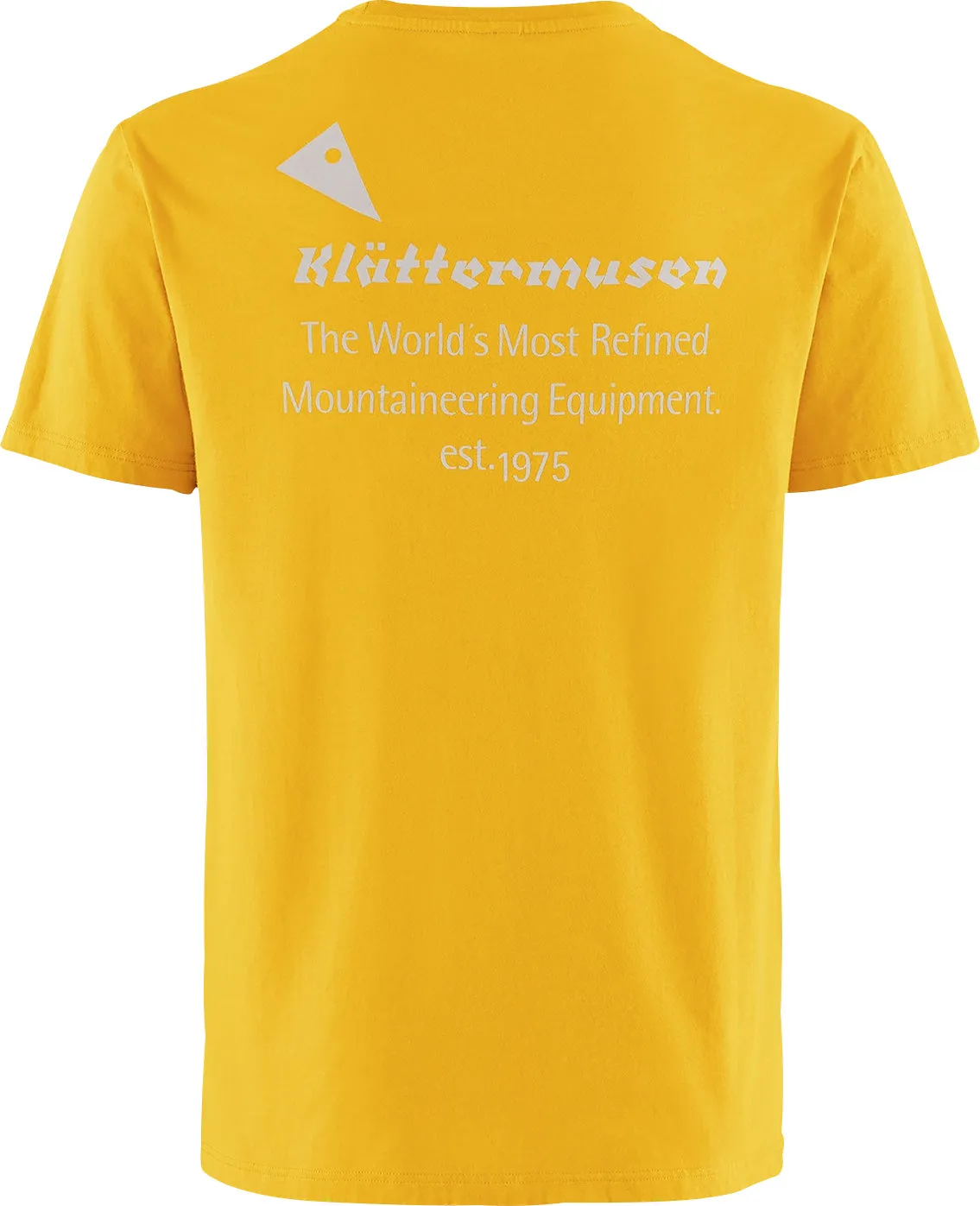 Klattermusen Runa Maker Mens Short Sleeve - Yellow