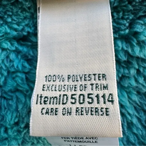 L. L. Bean Women’s Hi-Pile Fleece Vest Blue Green Sz SMALL NEW WITH TAG