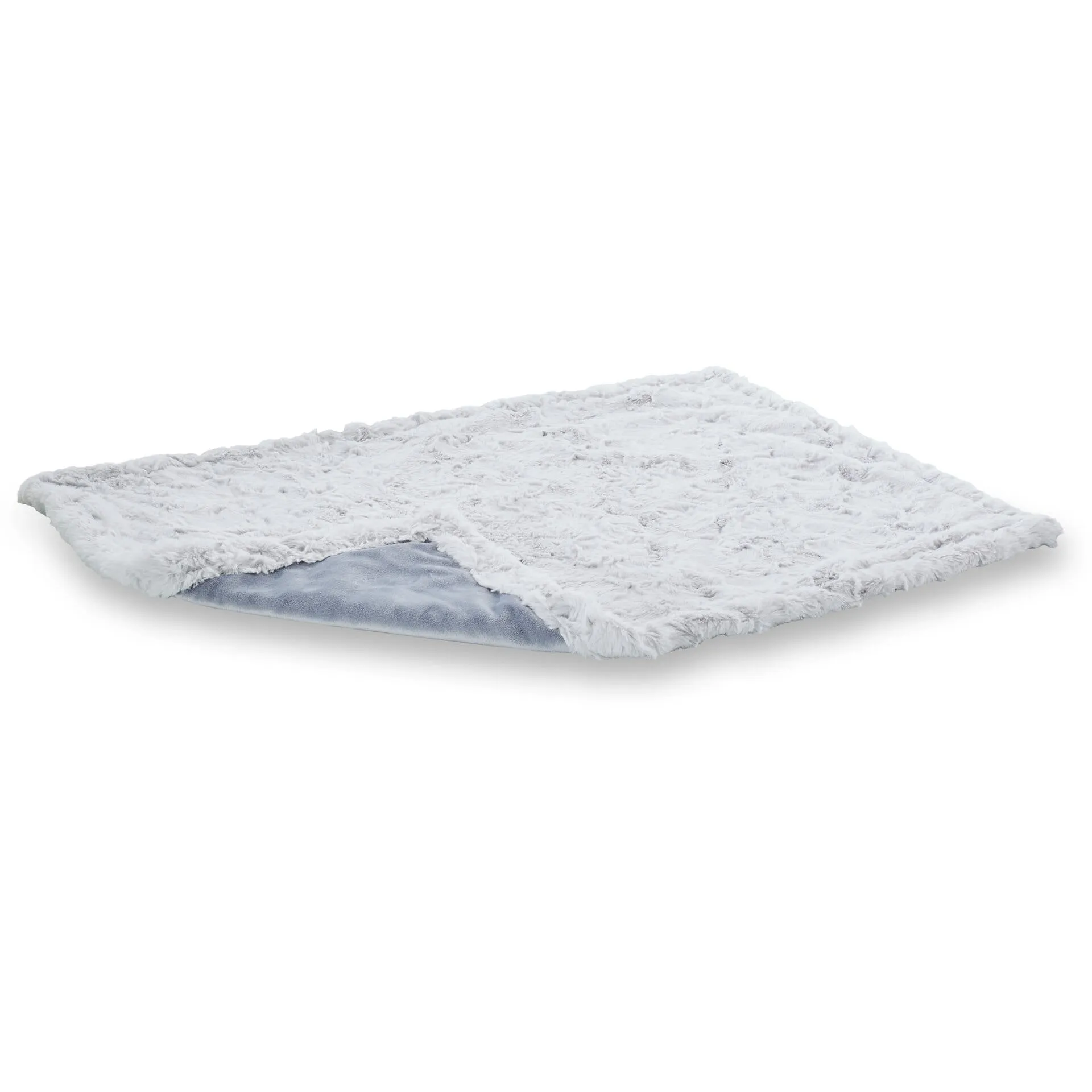 Laboni Woven Faux Fur Dog Blanket Cozy