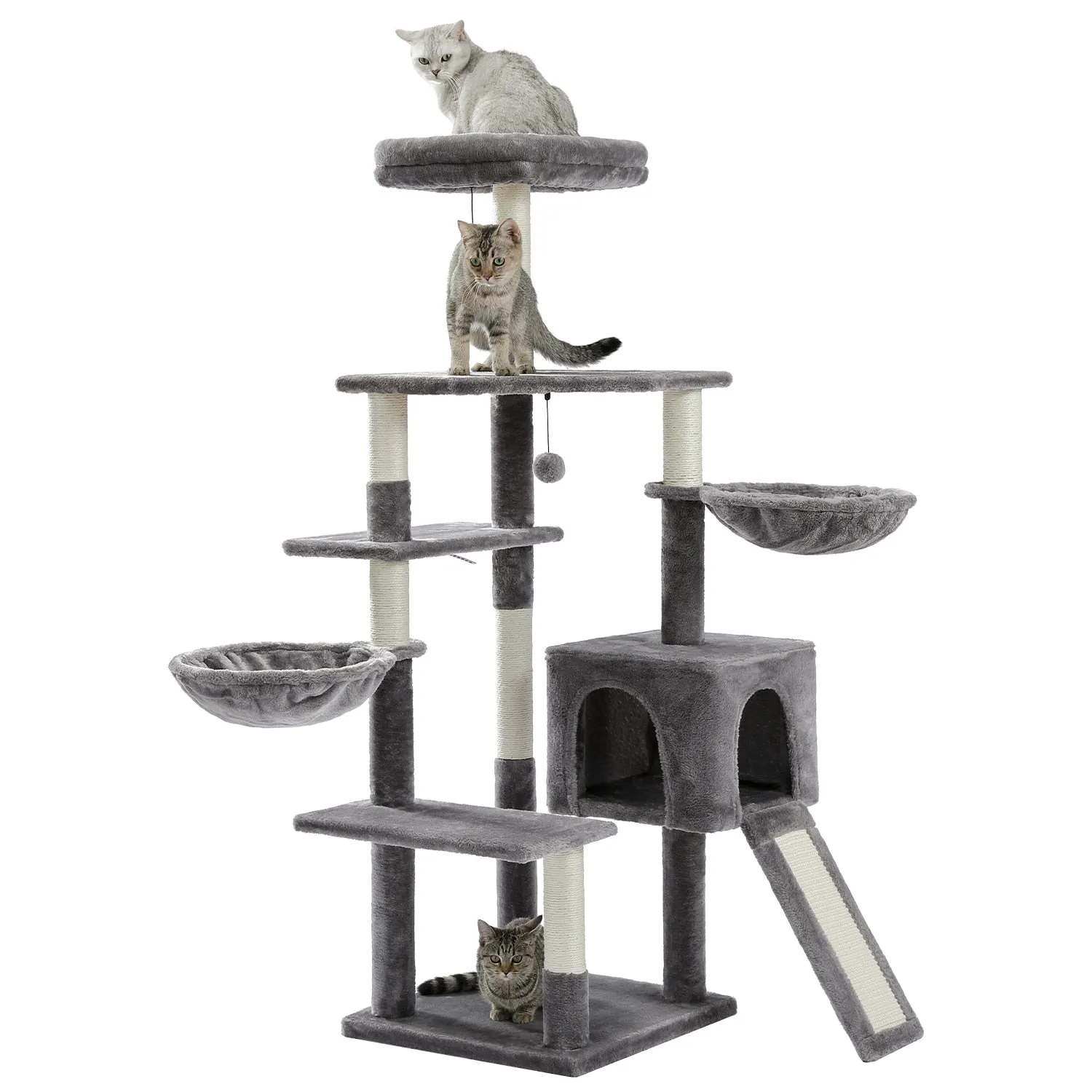 Large 63 inches Sturdy Cat Tree