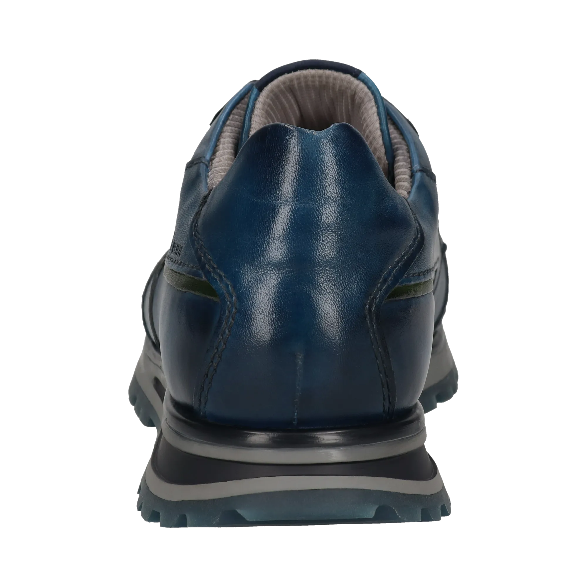 Leder Sneaker blau