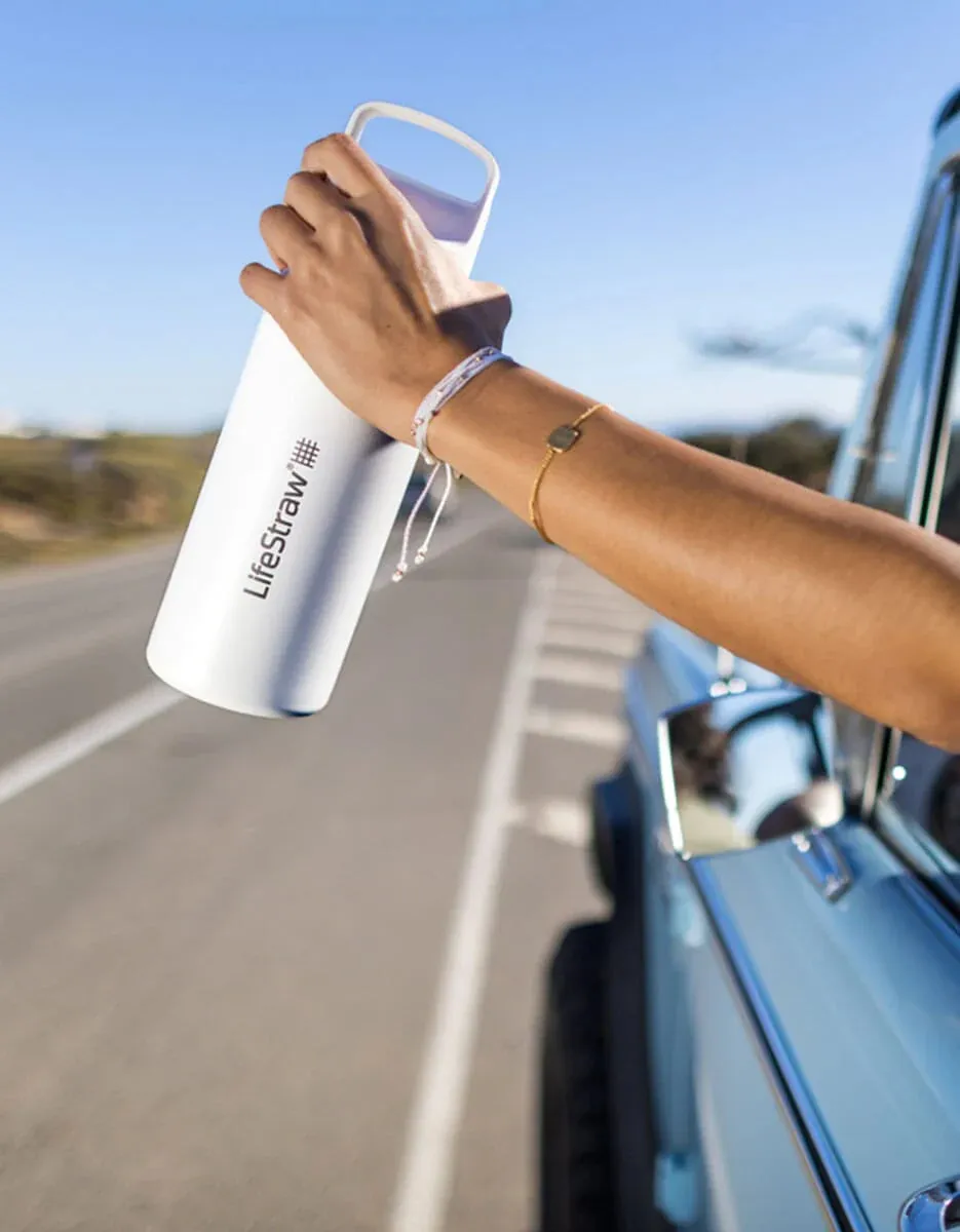LifeStraw Go Stainless Steel Water Bottle/Filter - 24 oz