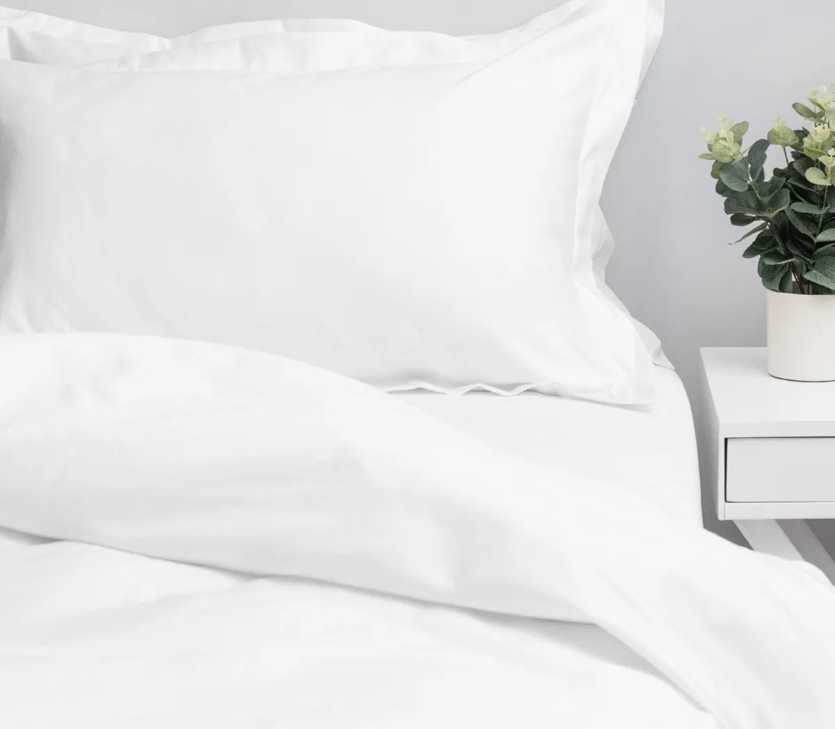Lifson  300 Thread Count Duvet Cover Set White