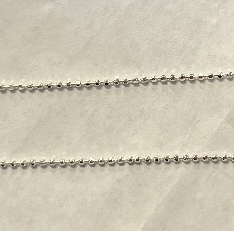 Lightweight Silver Ball Chain 18"