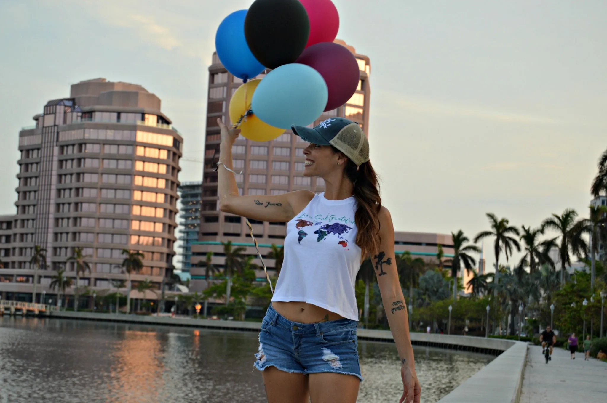 Live Soul Grateful Crop Racerback