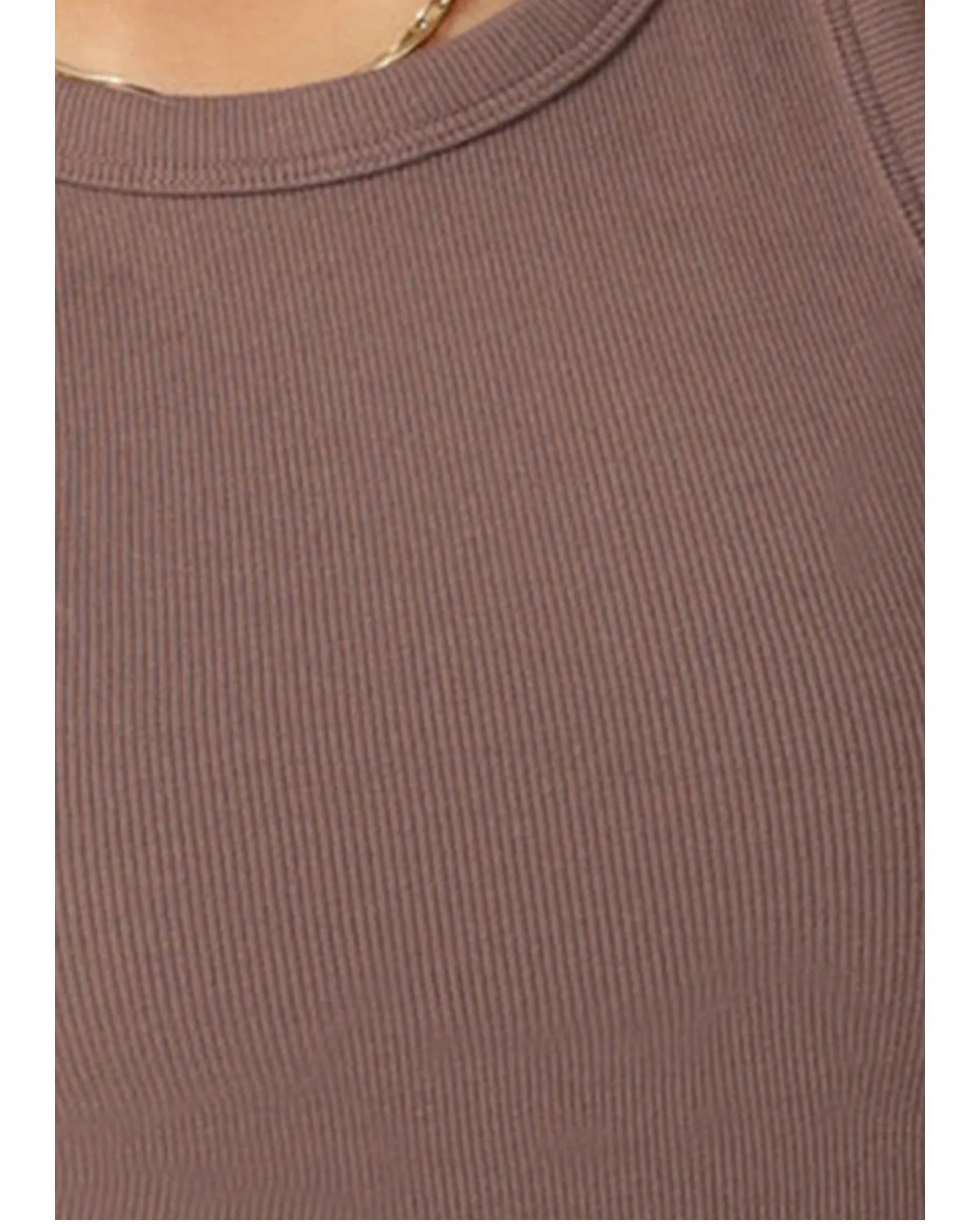 Lorna Jane Basics Rib Tank - Stone
