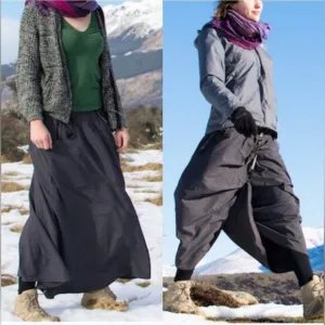 Macabi Adventure Travel Skirt Adjustable Convertible Pants Shorts Size M Long