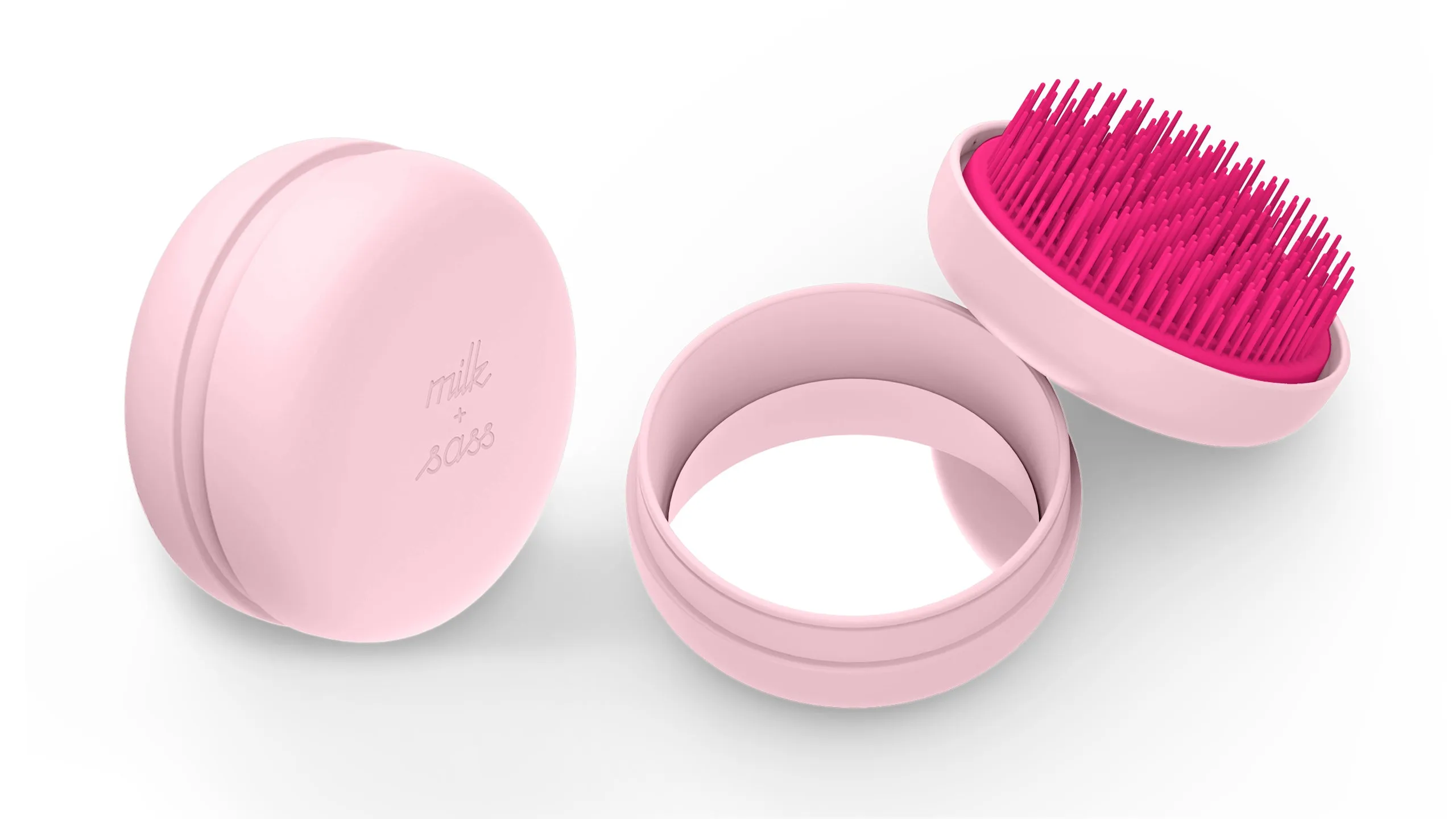 macaron for hair® -  travel hairbrush