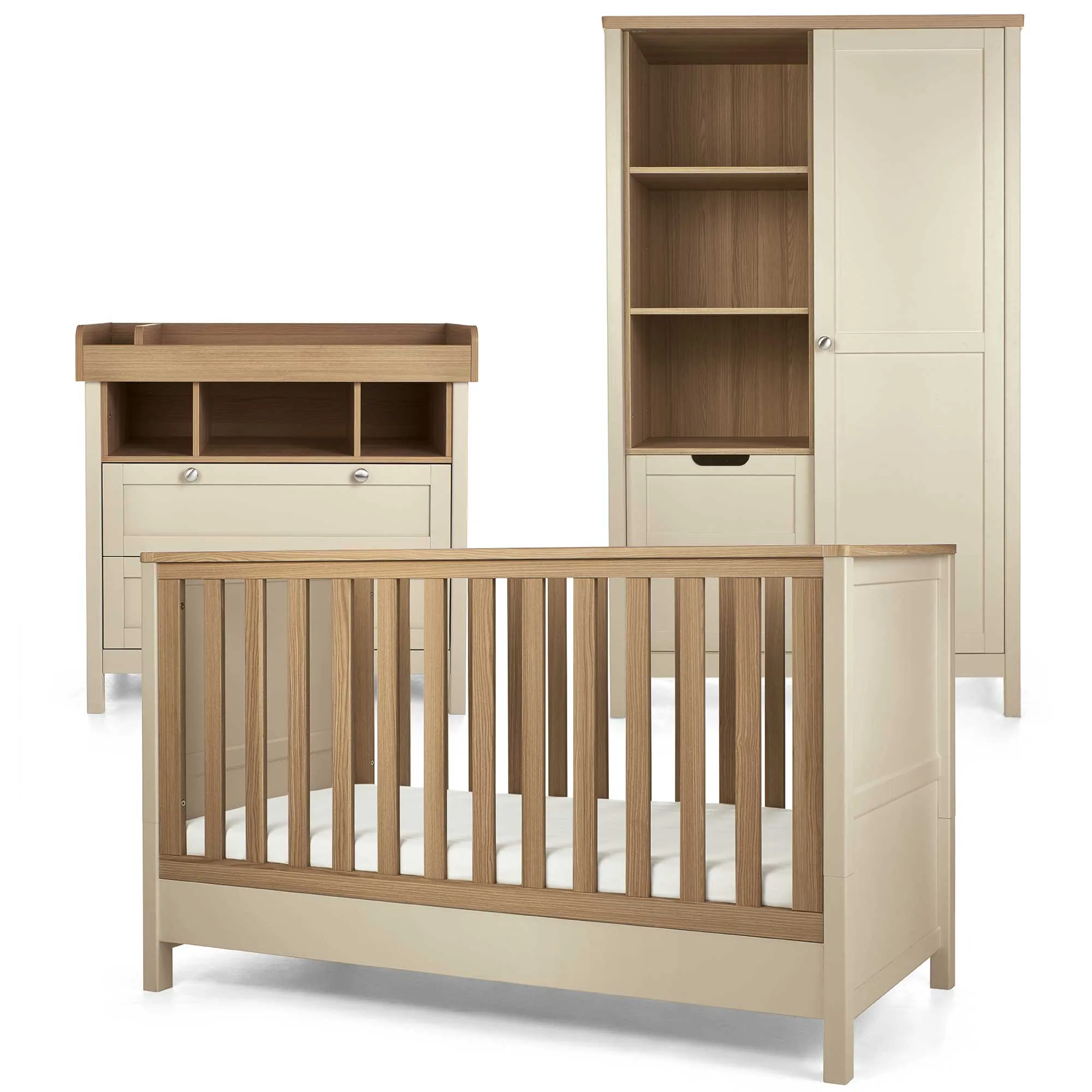 Mamas & Papas Harwell 3 Piece Cotbed Range Cashmere