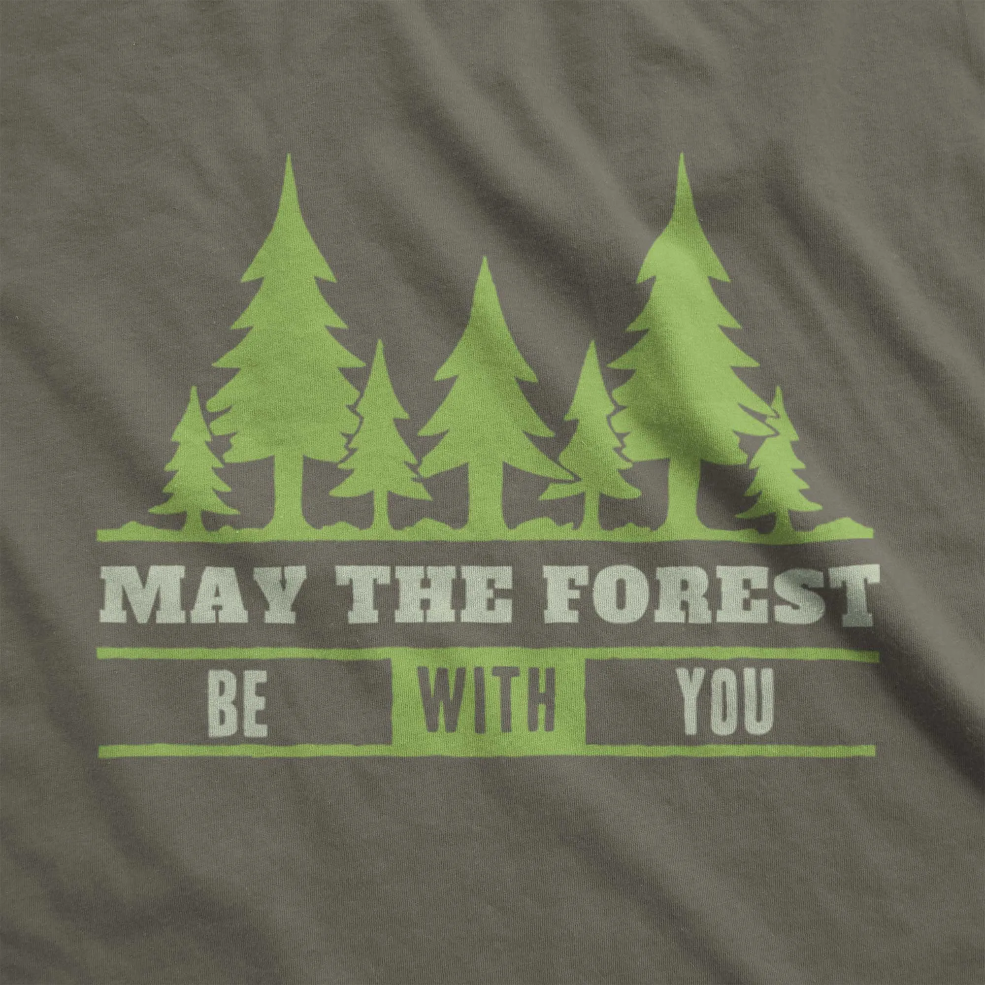 May the Forest Be With You - Adult Unisex Jersey Crew Tee